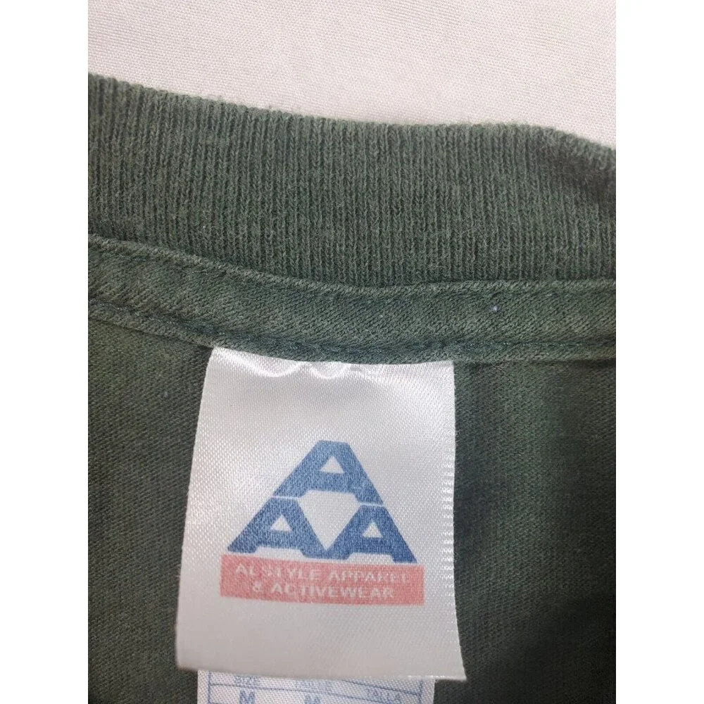 CAPE BRETON ISLAND Rock in The Sea Green Tee T-Shirt M Medium Canada - Picture 7 of 12